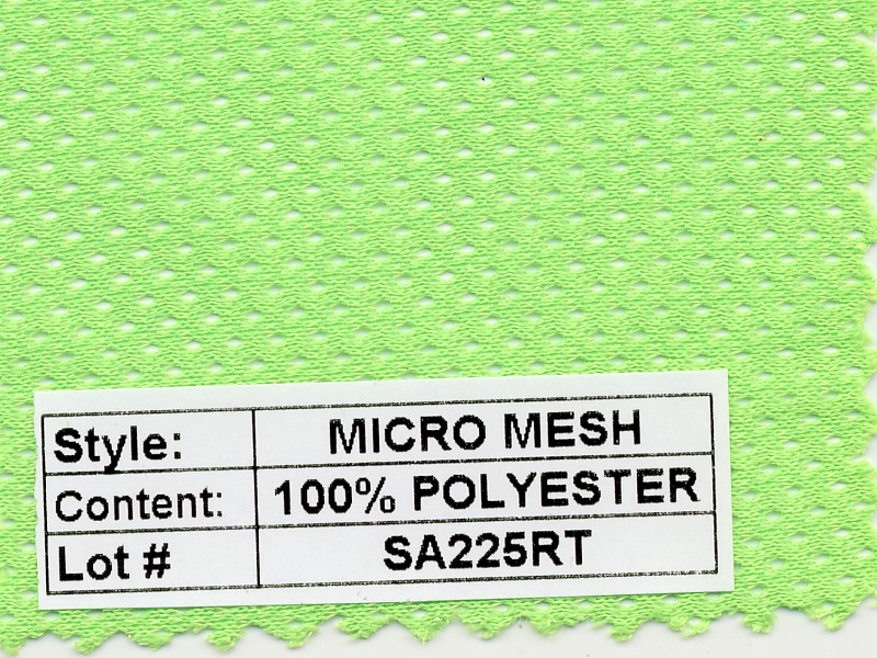 Micro Mesh 100% Polyester